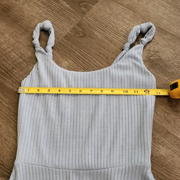 AQUA A-line Ribbed Knit Dress - Picture 4 of 8